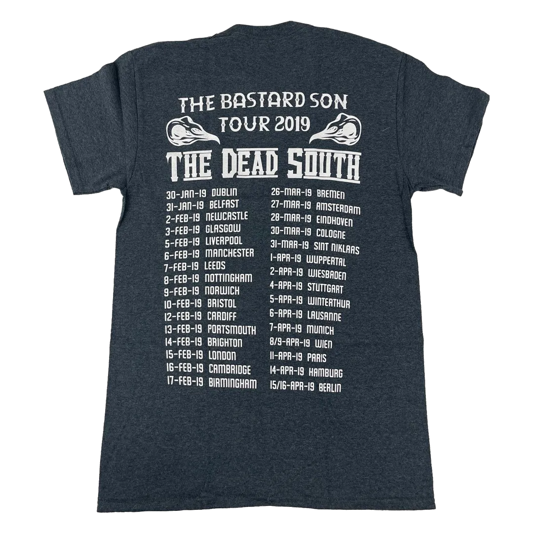 Soft and durable 2019 The Bastard Son Tour T-Shirt - Grey