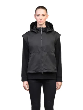 Flexible Fleece Lining Adjustable Hood Feature Hoku Women's Performance Vest