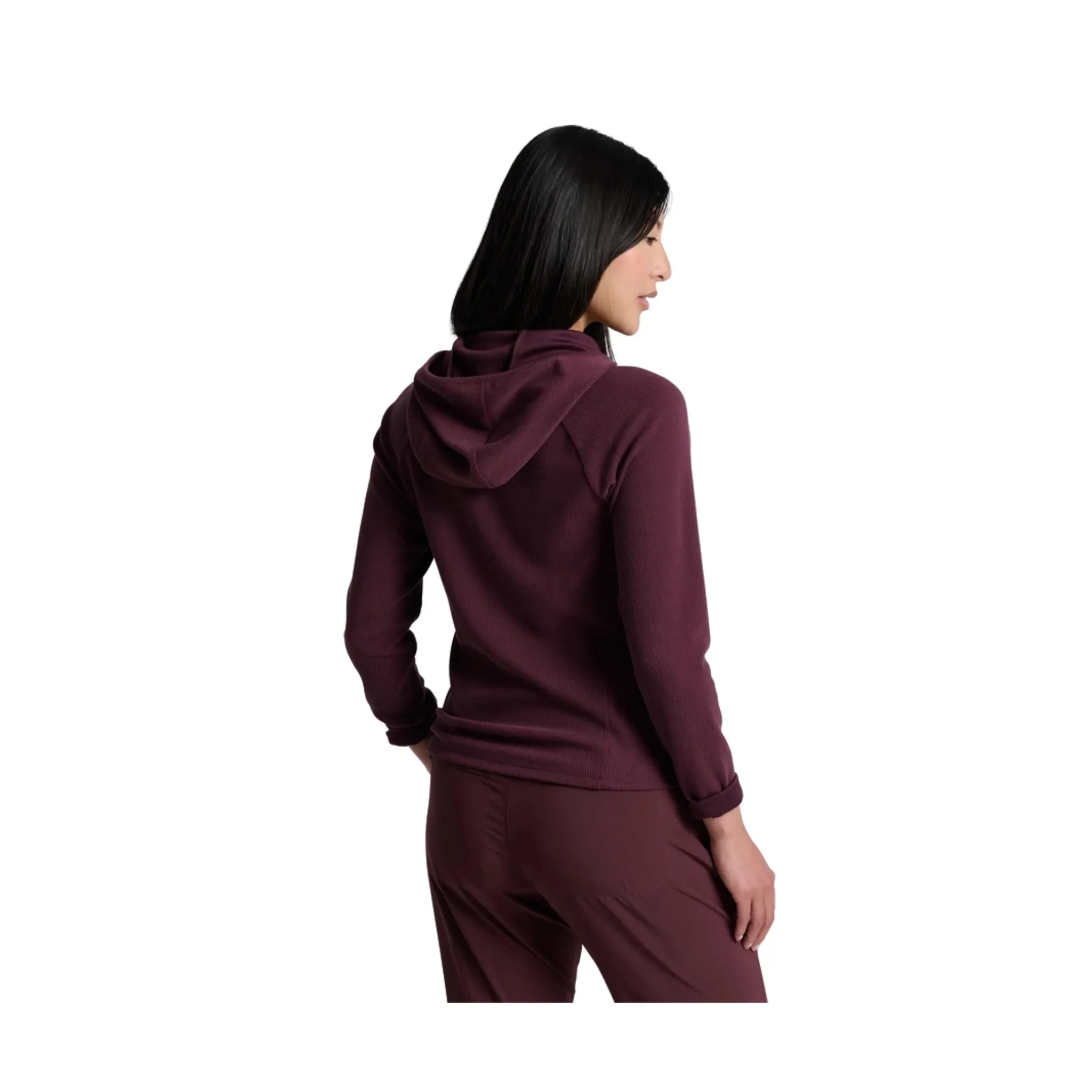 Kuhl Women's Remi Half Zip Hoody - Raisin appropriate for parties shoe accents