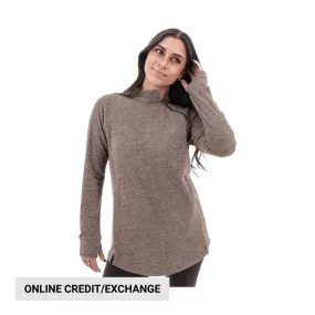 waterproof product stud toughness Aventura Women's McKenna Fleece Tunic - Black Coffee