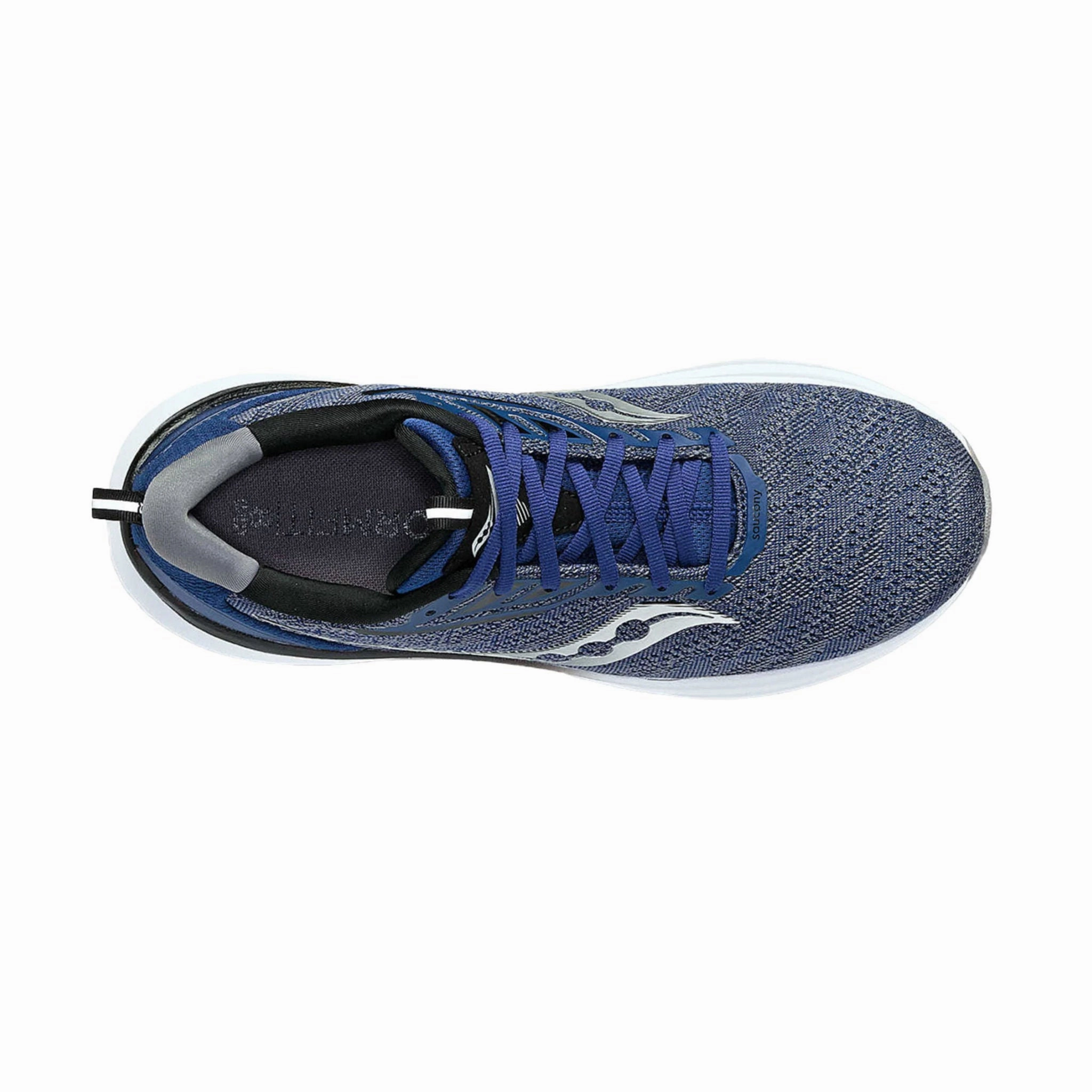 Saucony Men's Echelon 9 Running Shoes - Indigo/Black Easy On And Off