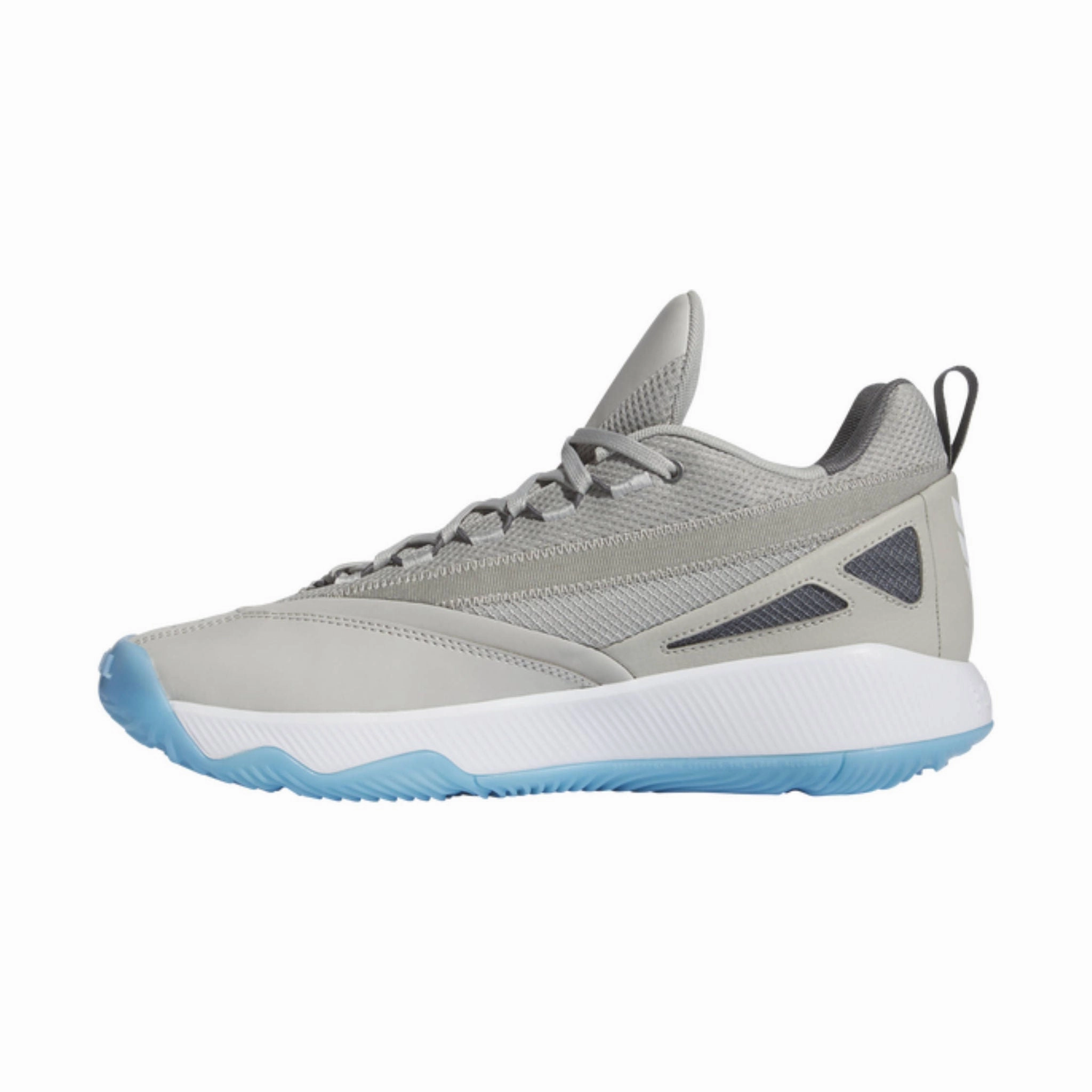 Adidas Men's Dame Certified 2 Low Basketball Shoes - Grey/Metal Grey/White Travel Friendly Bouncy Ride Feel
