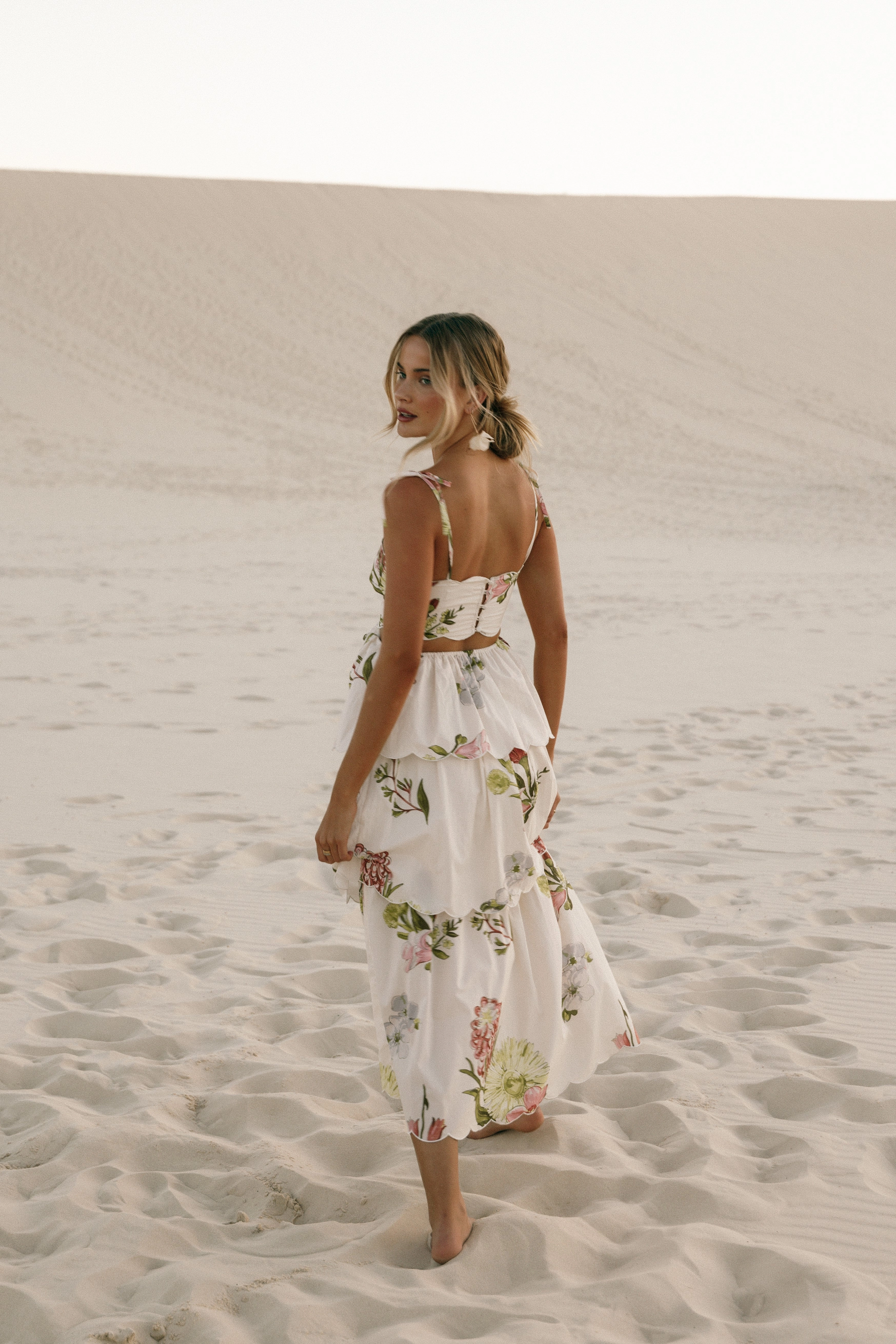 Mature Glam Breathable Adelaide Maxi Dress - Native Flora
