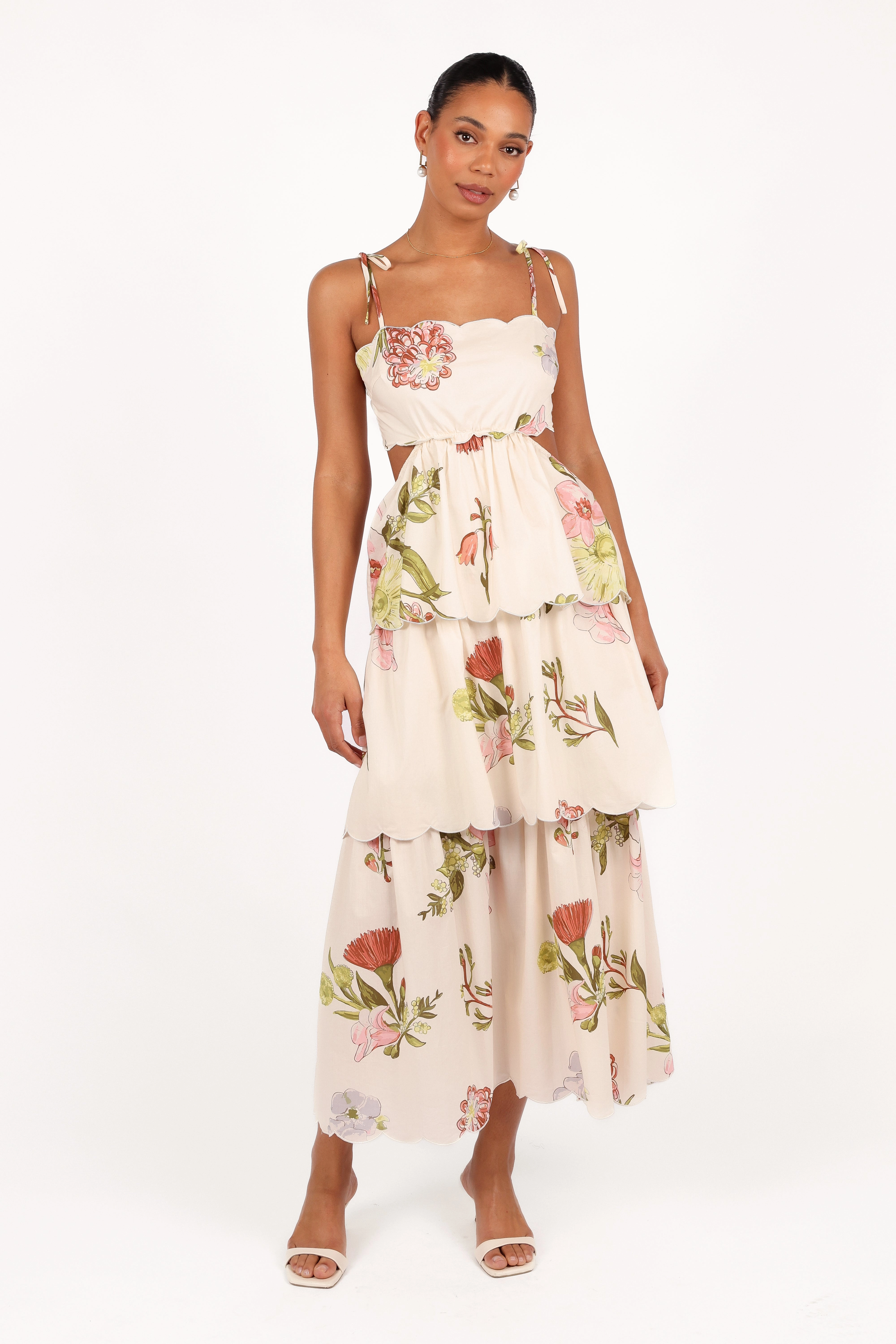 Seasonal Wear Casual Elegance Adelaide Maxi Dress - Native Flora
