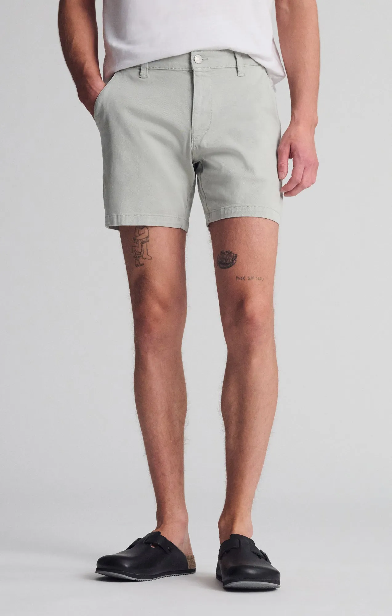 NATE SHORTS IN PISTACHIO CASUAL TWILL Designer Style
