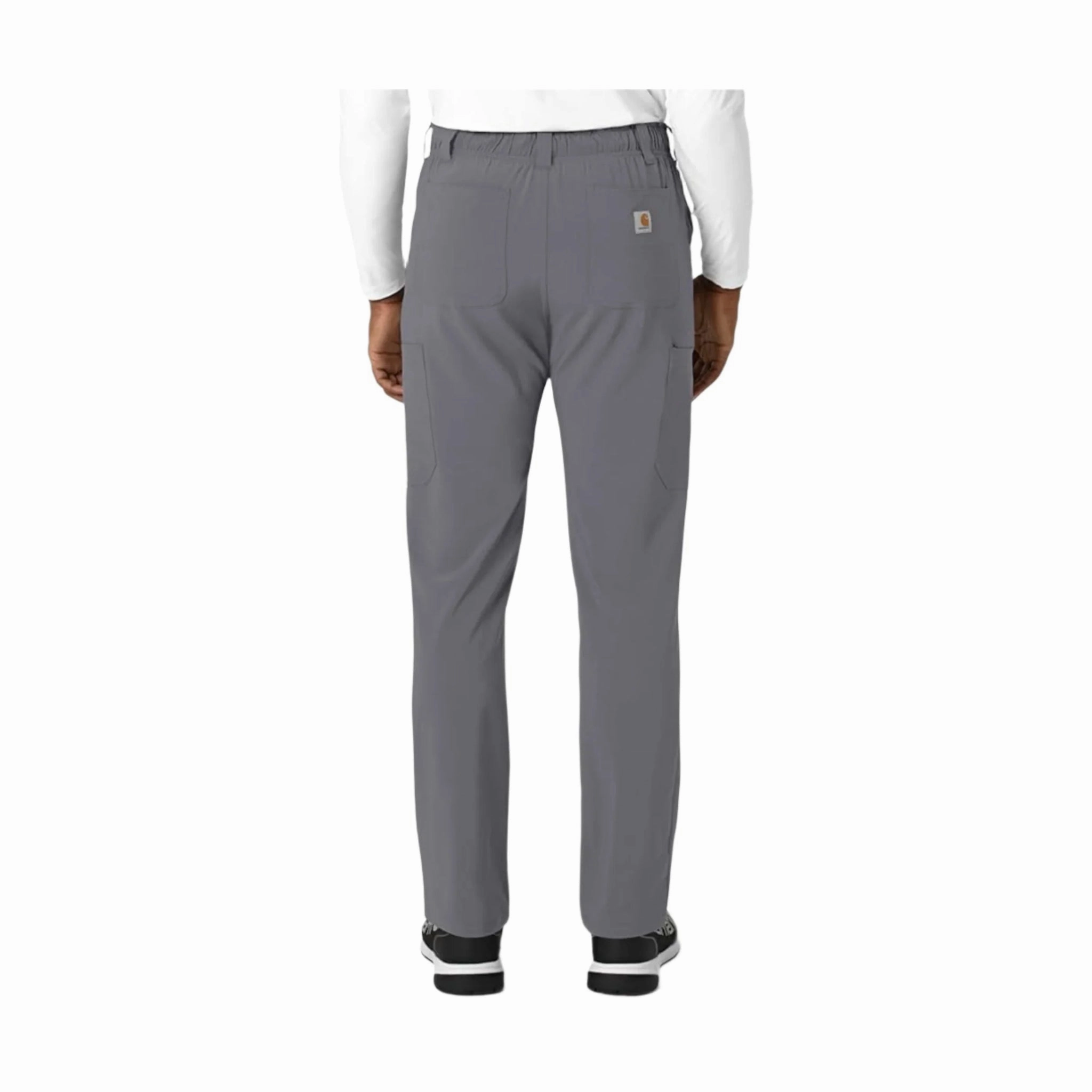 Modern Cut Carhartt Men's Cross Flex Straight Leg Scrub Pant - Pewter