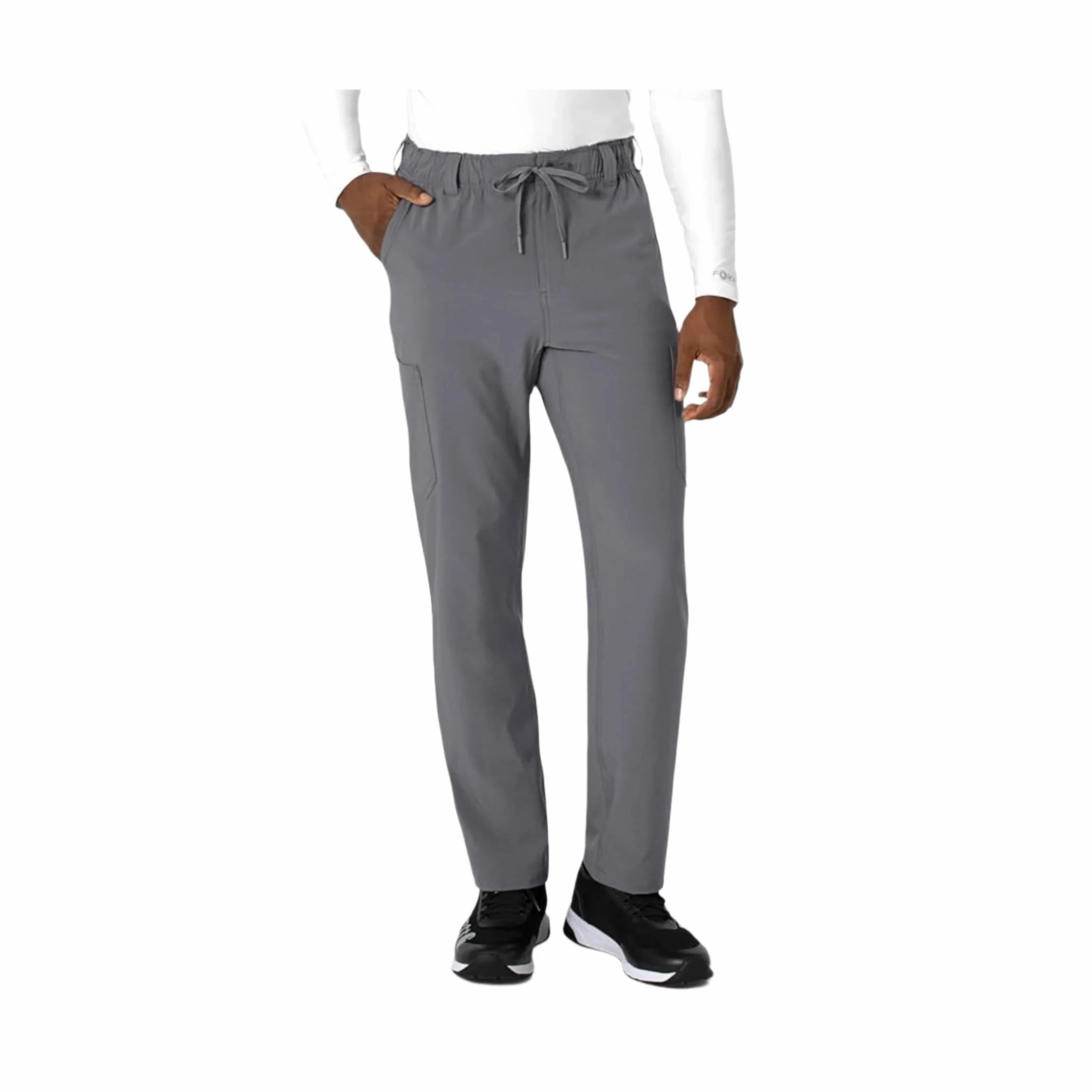 Carhartt Men's Cross Flex Straight Leg Scrub Pant - Pewter Hiking Gear AntiPilling