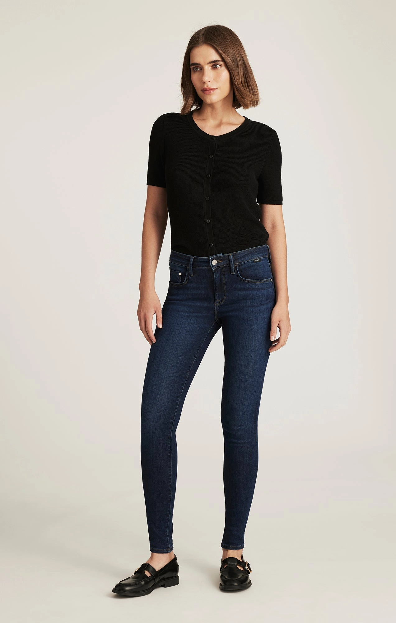 Functional Fit ADRIANA SKINNY IN DARK SUPERSOFT