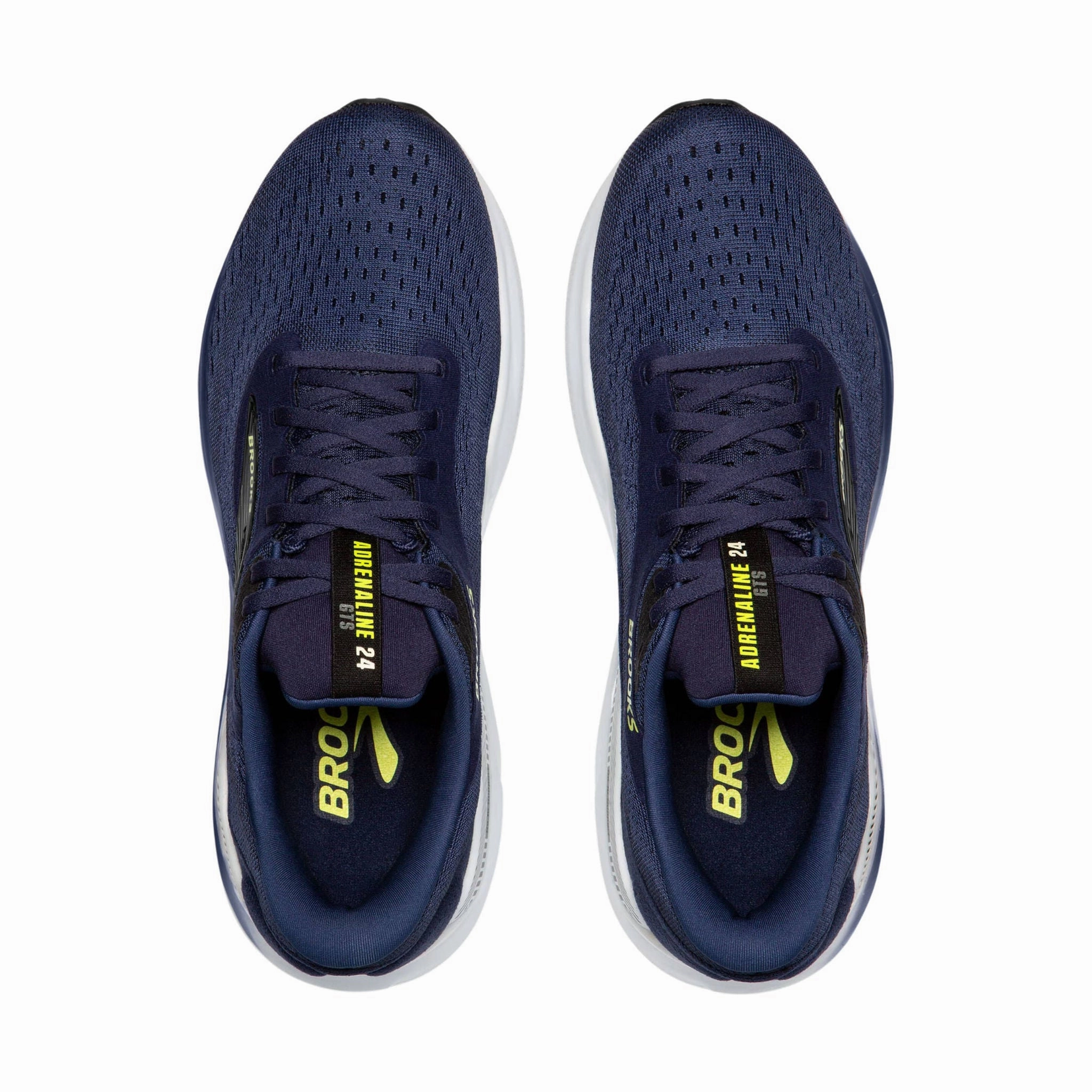 Brooks Men's Adrenaline GTS 24 Road Running Shoes - Peacoat/Black/Sharp Green Ventilation holes