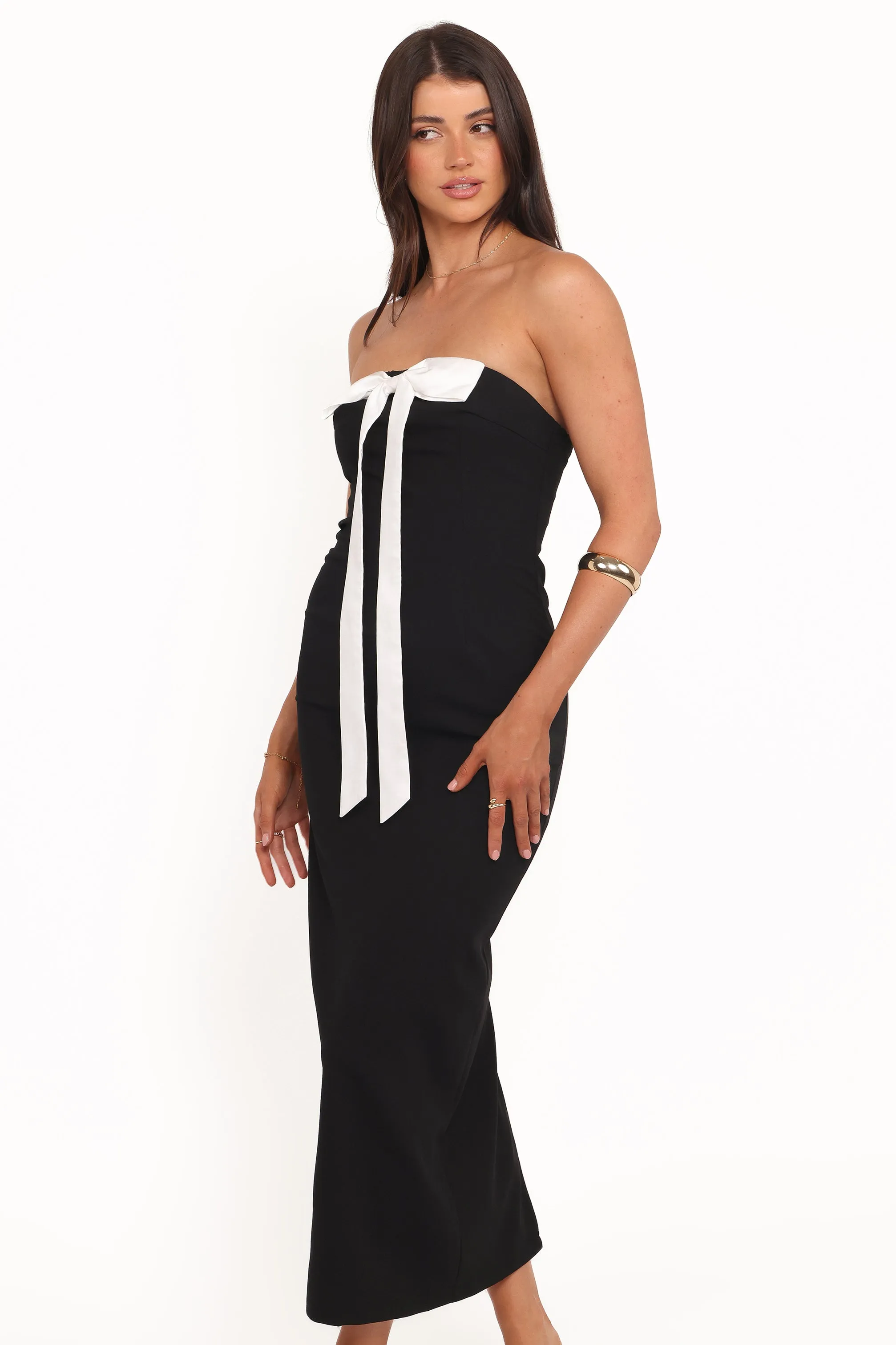 Aggie Maxi Dress - Black Trendy Wearable Abrasion-resistant
