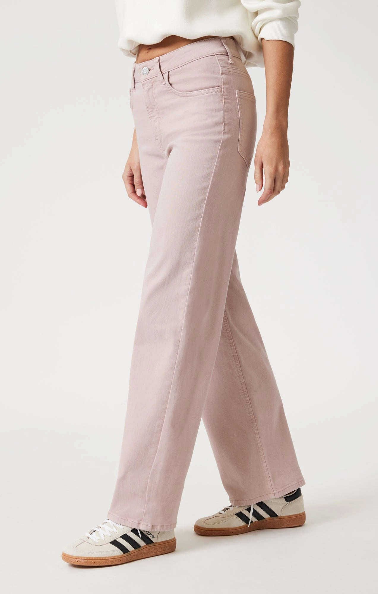 Practical Comfort ALENA WIDE LEG IN WOODROSE FLEX BLUE