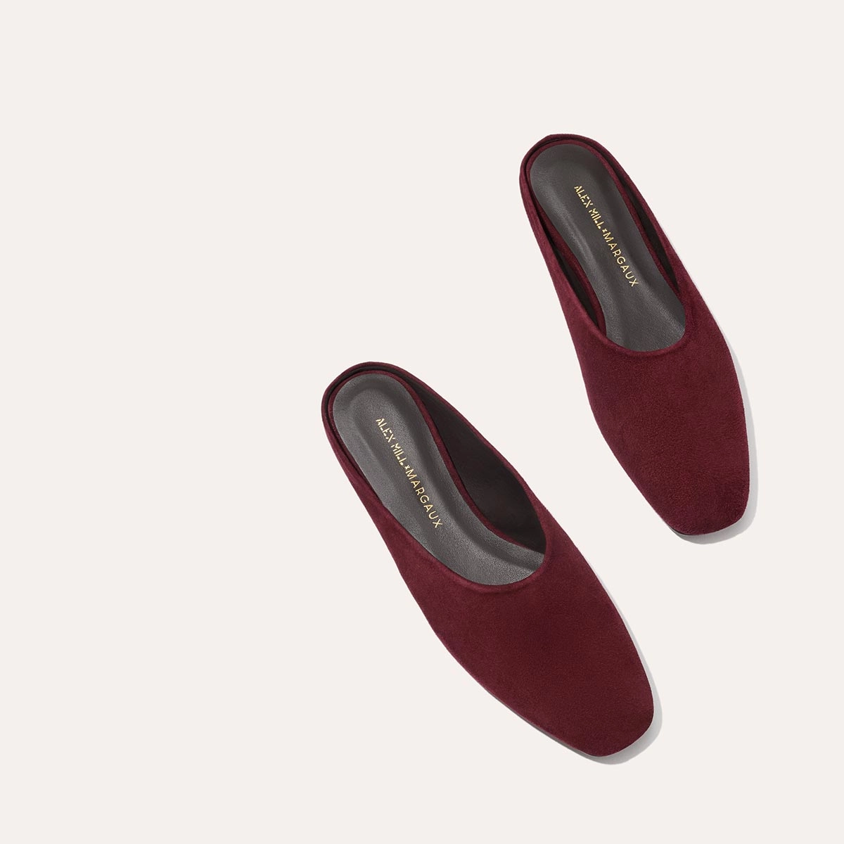 Canvas hypoallergenic Alex Mill x Margaux: The Clara - Burgundy Suede