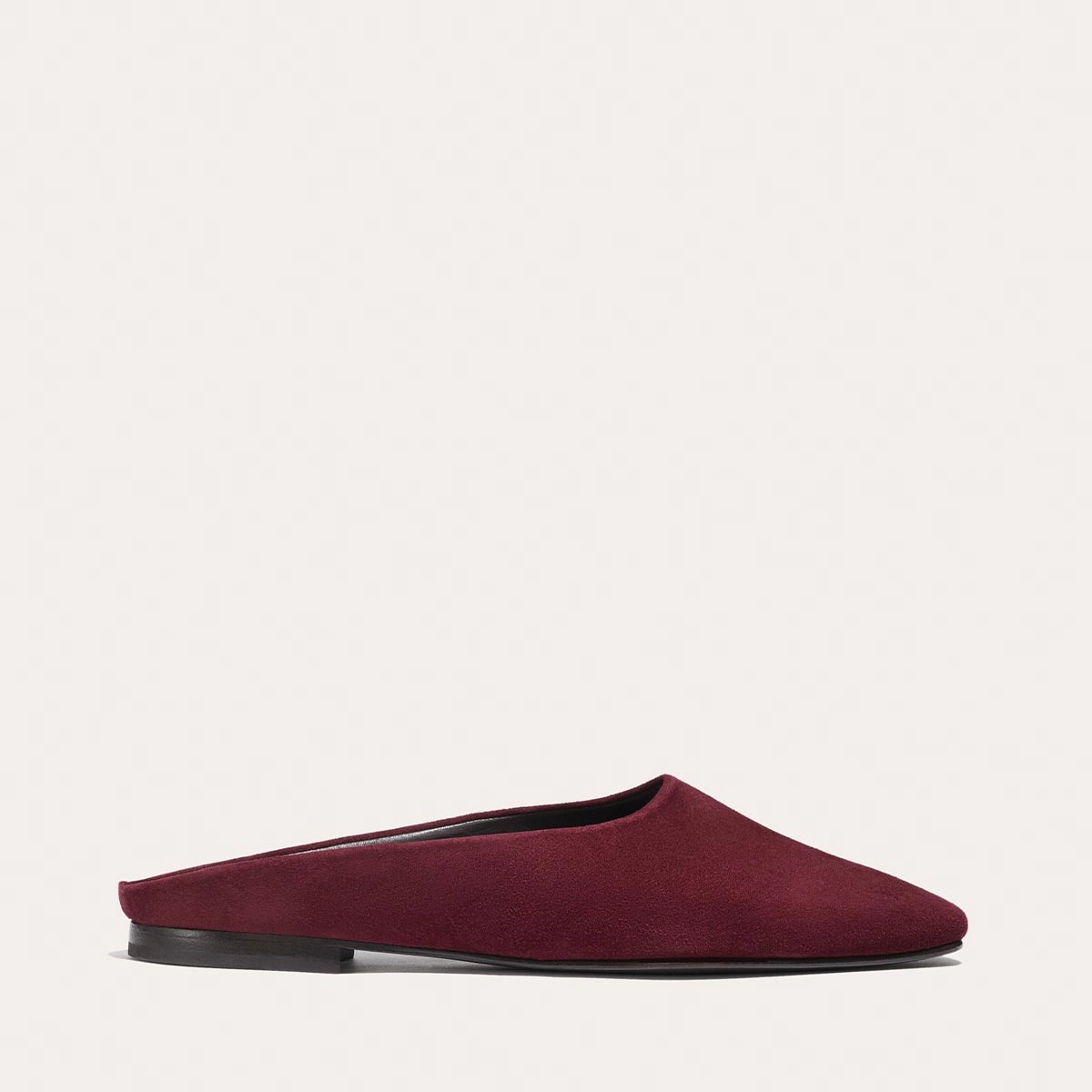 Shop Glow Arch Support Shoes Alex Mill x Margaux: The Clara - Burgundy Suede