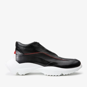 Running Comfort The Graton Black Leather Men Sneaker Final Sale!