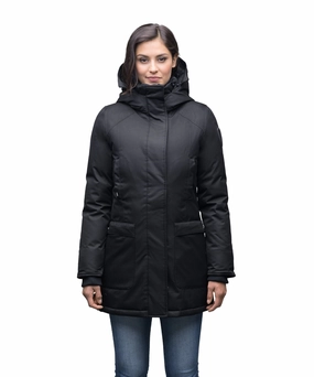 Carla Furless Women's Parka Slim Fit Styles Waterproof Coating