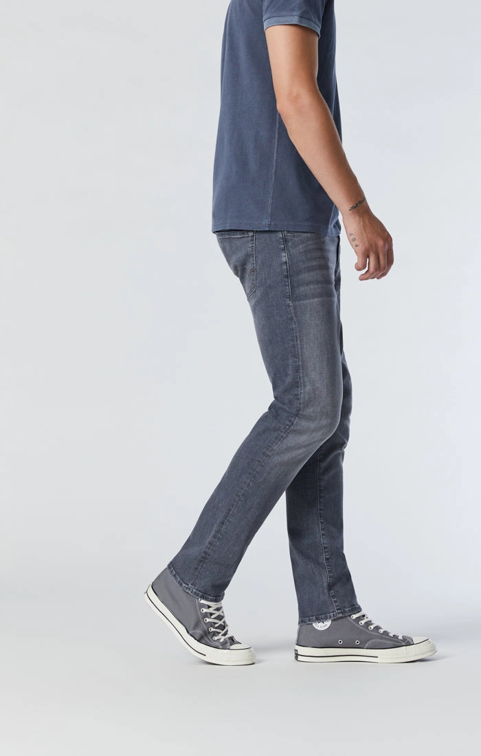 JAKE SLIM LEG JEANS IN MID GREY WILLIAMSBURG Vibrant Formal Chic Design Look