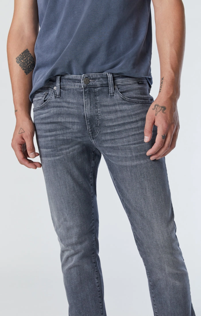 JAKE SLIM LEG JEANS IN MID GREY WILLIAMSBURG Simple Match