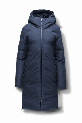 Inara Women's Performance Parka SeamSealed Edges Vegan Leather Accents