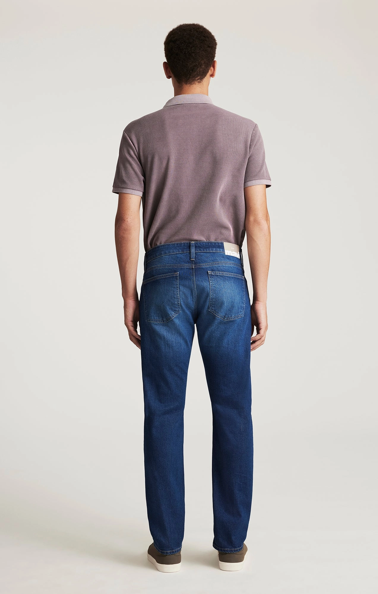 All Fit Design MARCUS SLIM STRAIGHT LEG IN DARK BRUSHED CLASSIC BLUE