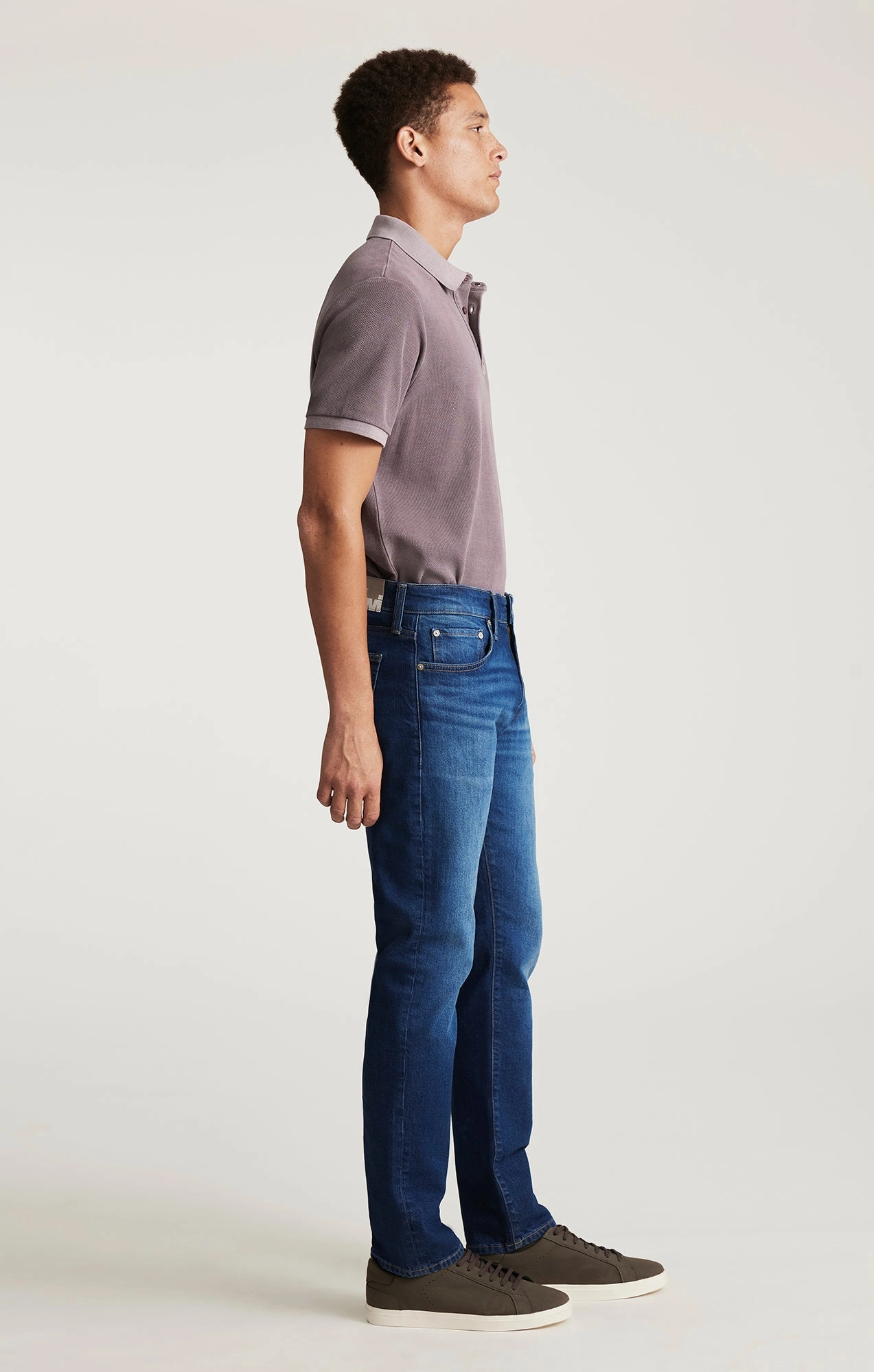 MARCUS SLIM STRAIGHT LEG IN DARK BRUSHED CLASSIC BLUE City Ready