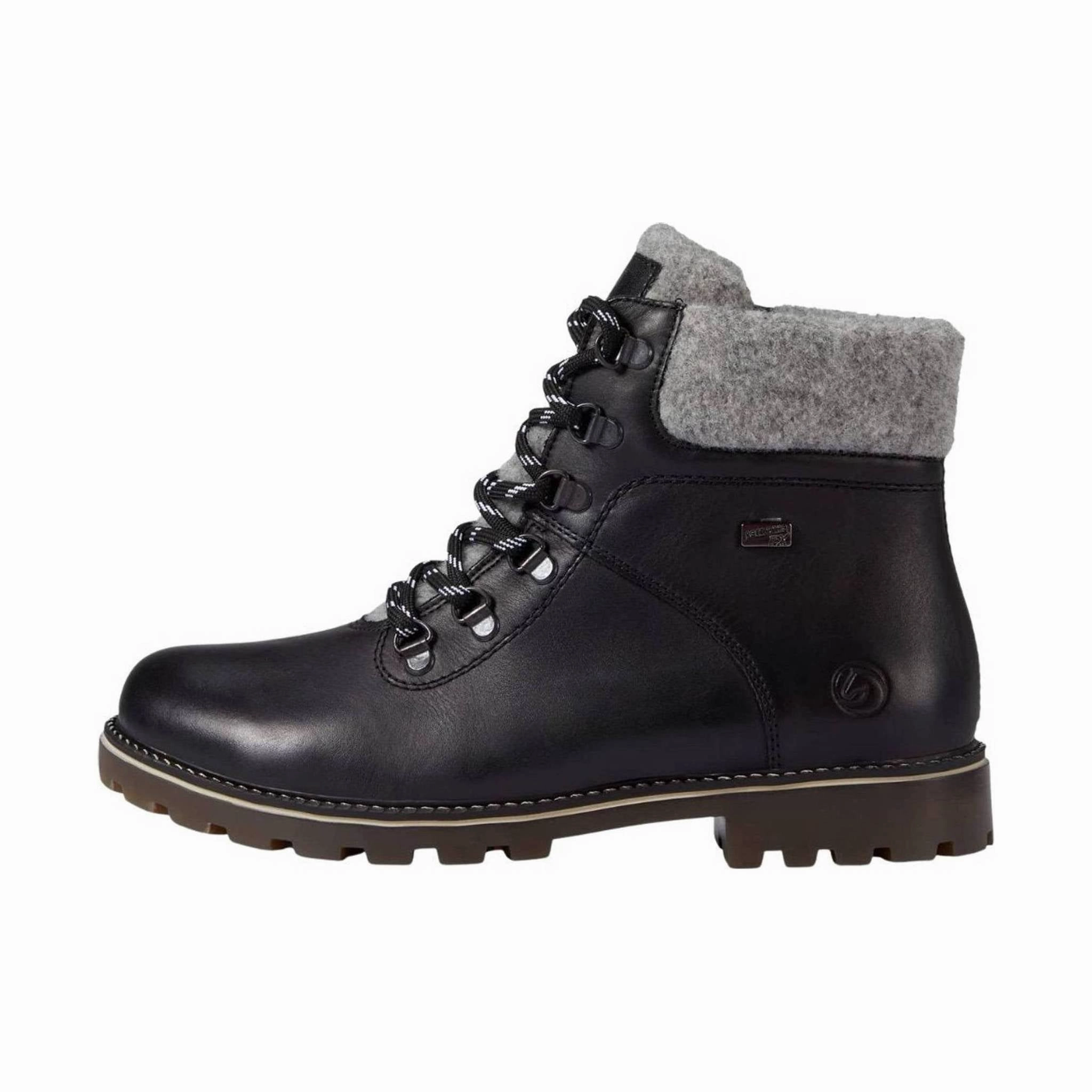 Remonte Women's Samira Boots - Schwarz/Fog/Schwarz Rugged Built River Crossing Rugged Built Rainy Day Commuter