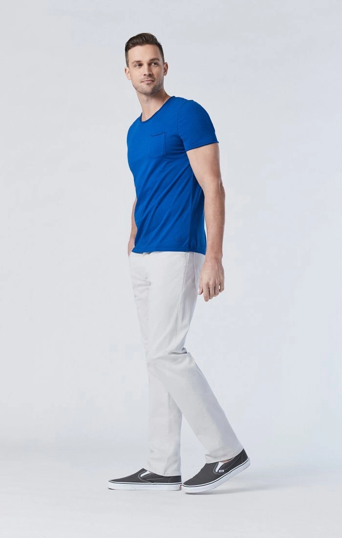 ZACH STRAIGHT LEG IN OYSTER MUSHROOM TWILL Comfort Fit