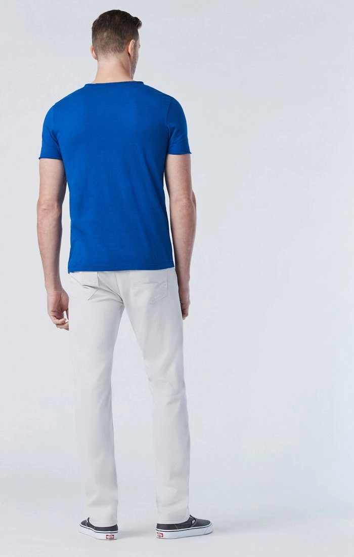 ZACH STRAIGHT LEG IN OYSTER MUSHROOM TWILL Stylish Look Minimalist Look