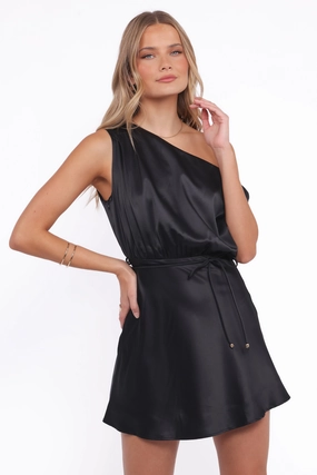 Amika Mini Dress - Black Beaded-Sleeve Versatile Look