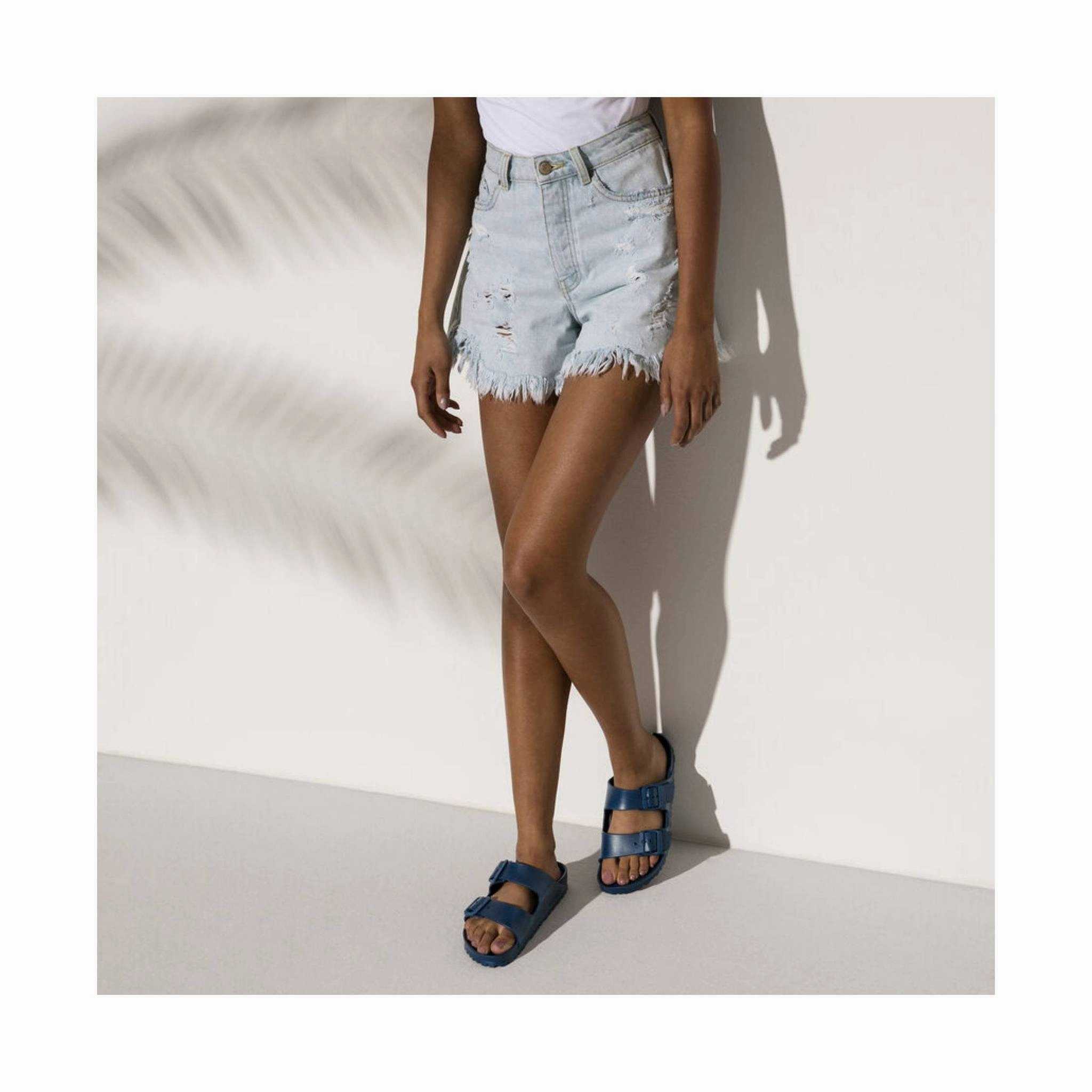 Comfy Strap Birkenstock Arizona Essentials EVA Sandal - Navy