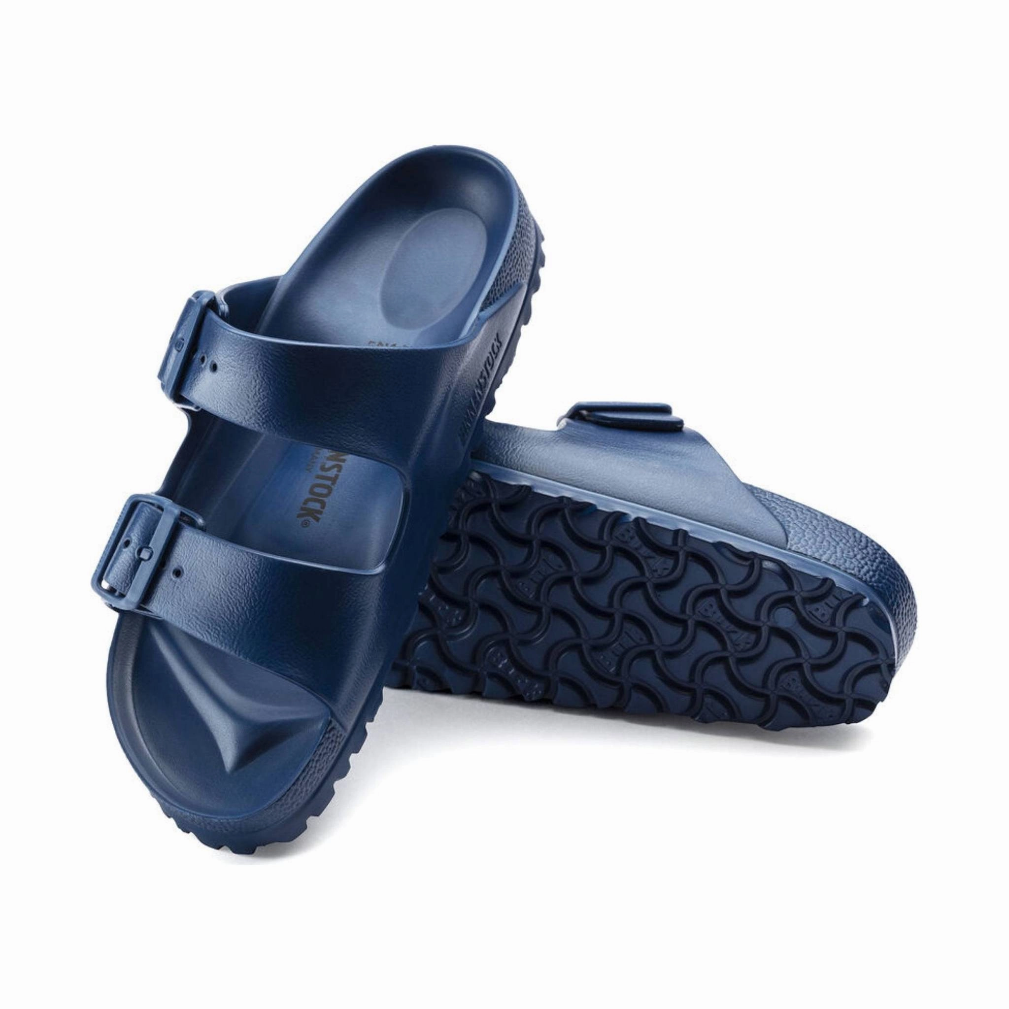 Open Wear Relaxed Beach Shoes Birkenstock Arizona Essentials EVA Sandal - Navy