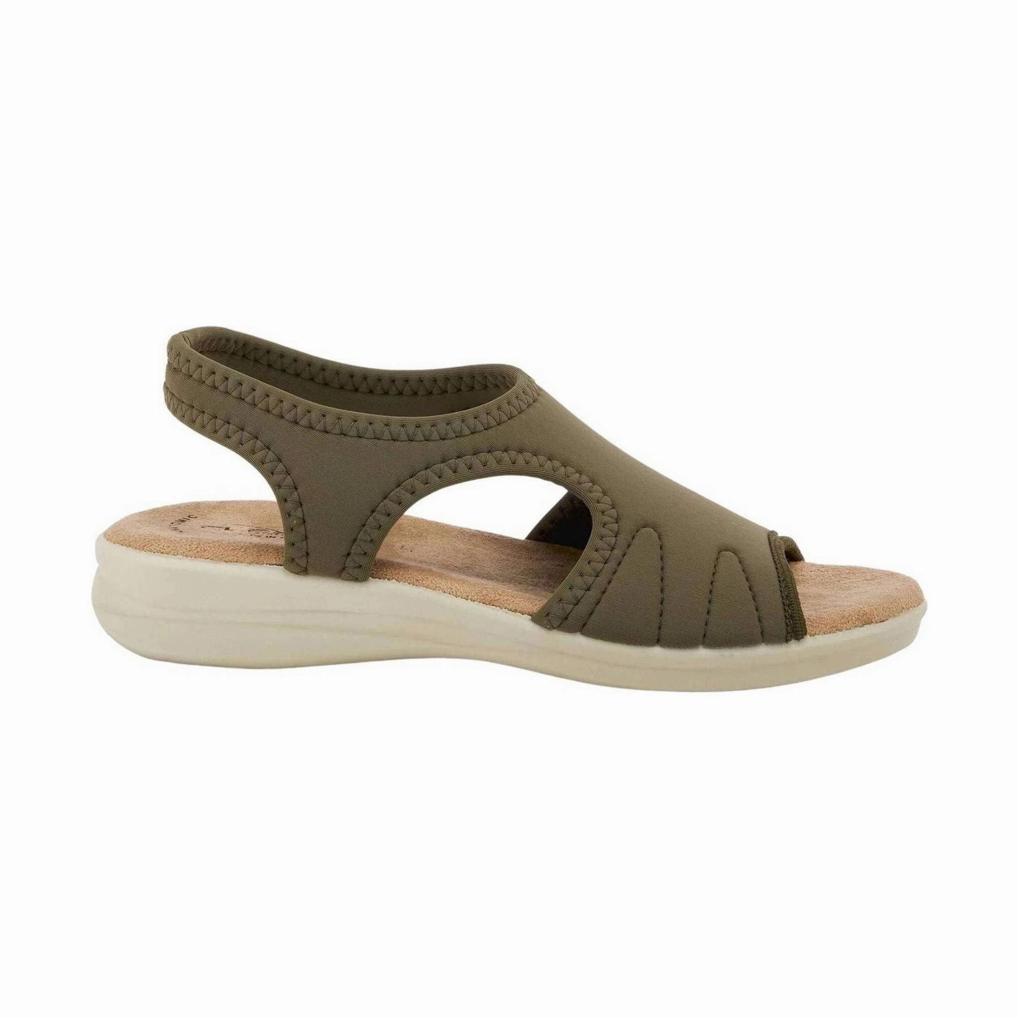 Supportive Flexus Women's Nyaman Sandal - Olive Green