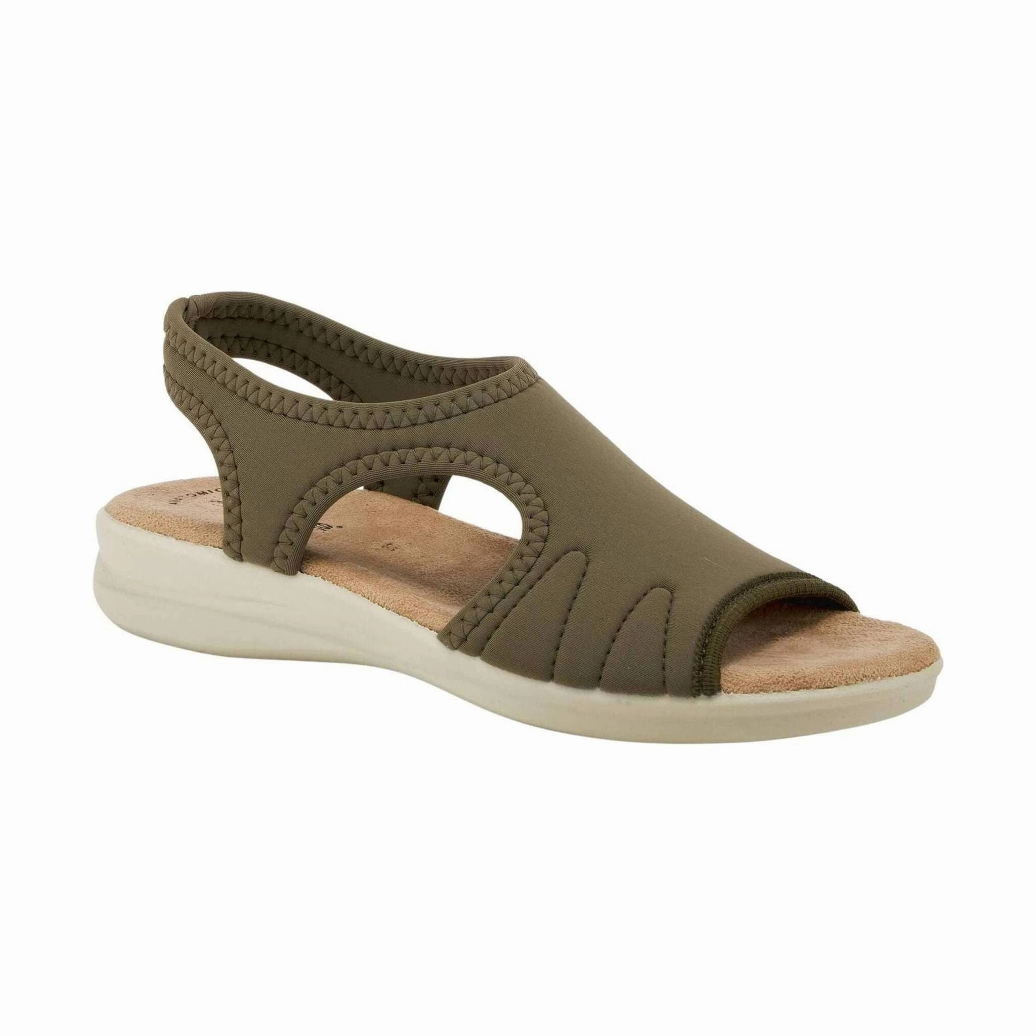 Comfortable Travel Shoes Flexus Women's Nyaman Sandal - Olive Green