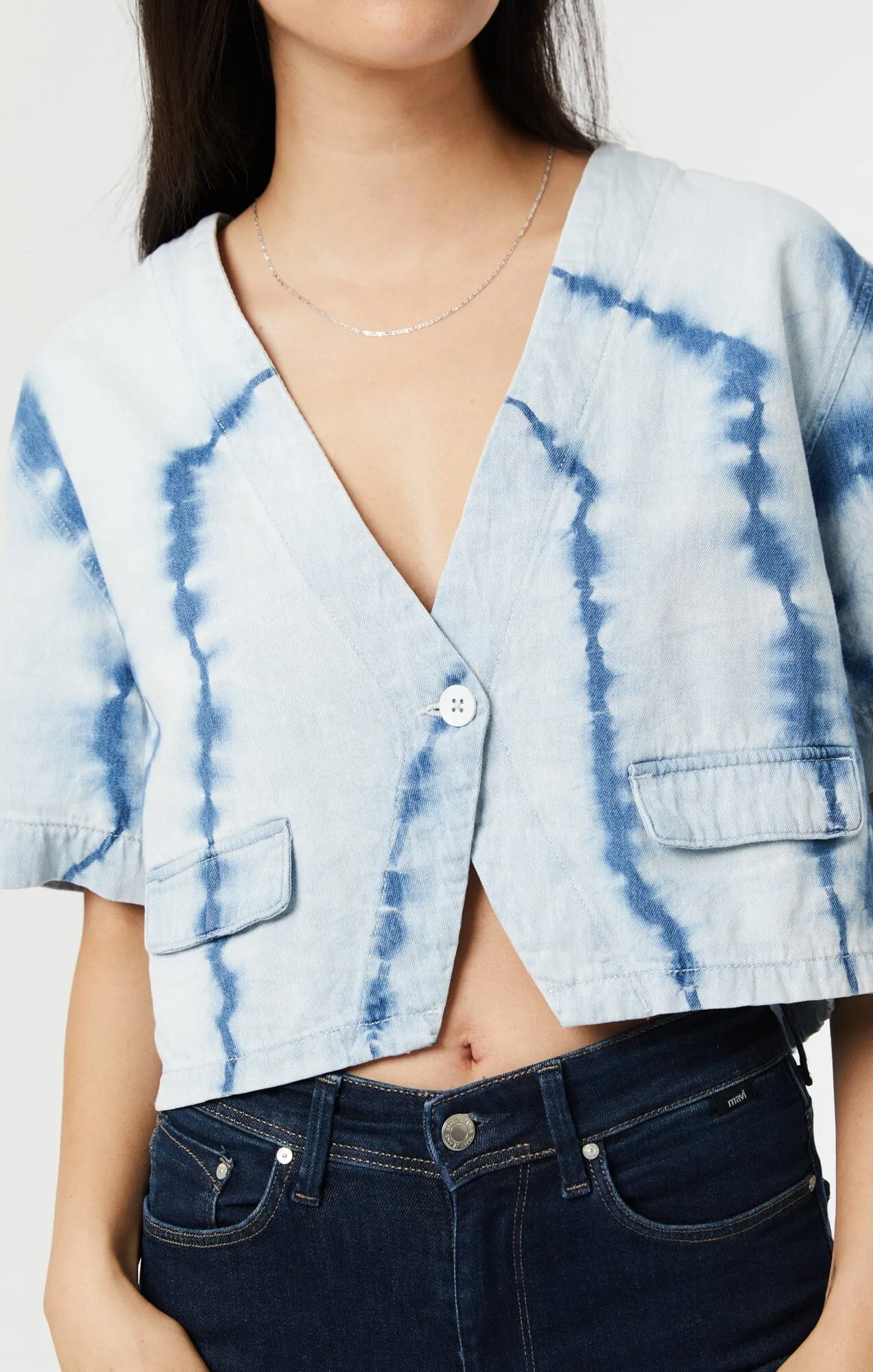 TIE DYE SHIRT IN INDIGO Indoor Comfort Casual Option