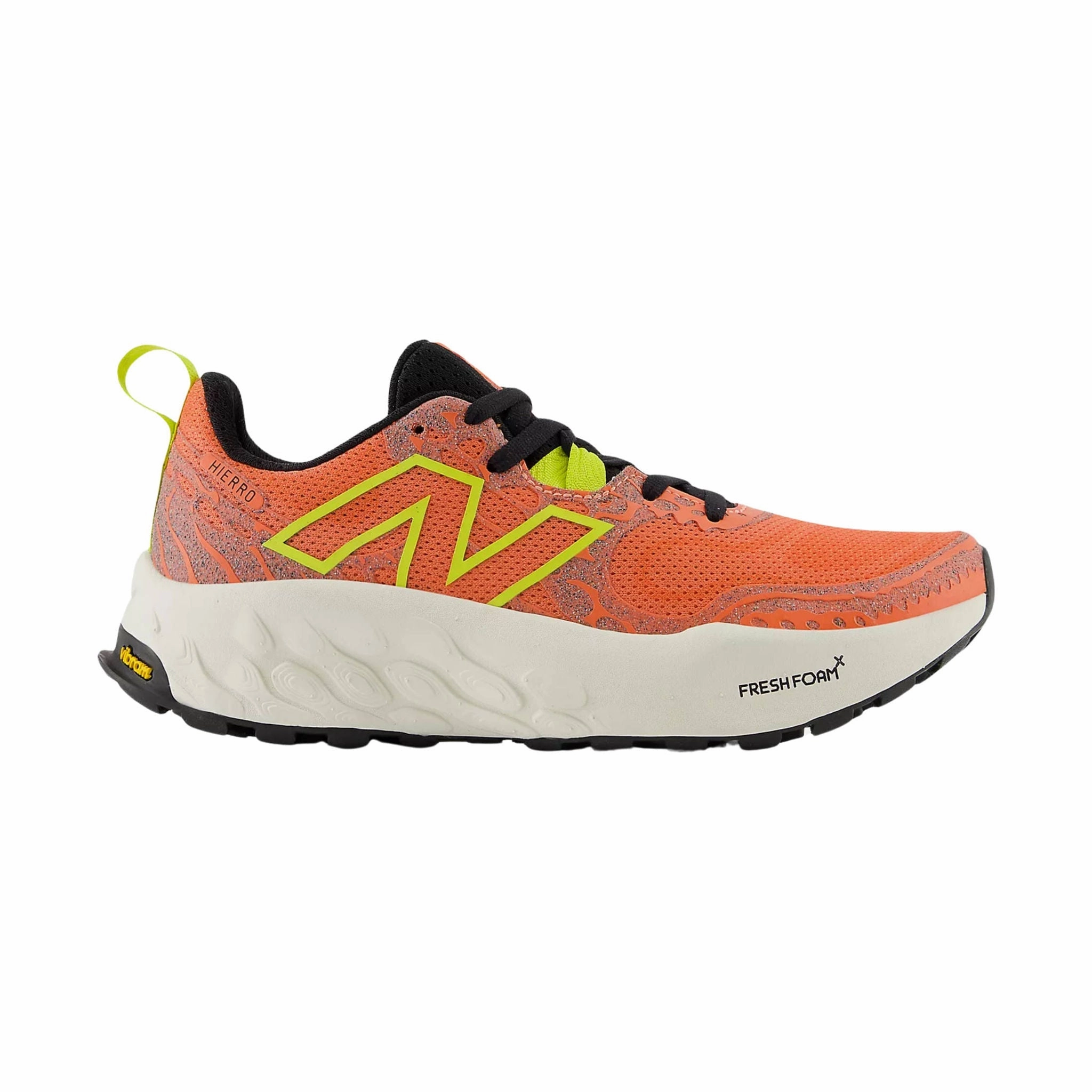 Comfort Easy Quick Adjustment New Balance Women's Fresh Foam X Hierro v8 Trail Shoes - Gulf Red with Tea Tree and Angora