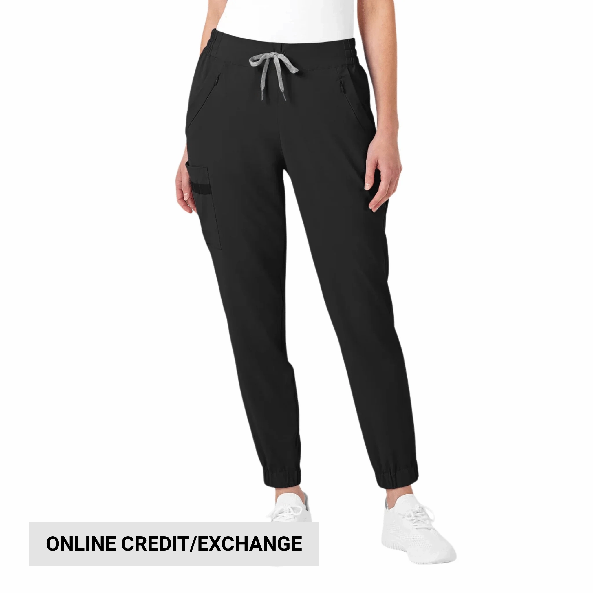 Soft and Light Cozy Wear Wink Women's Jogger Scrub Pant - Black