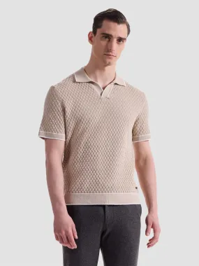Diamond Cable Polo Sweater Stylish Wear