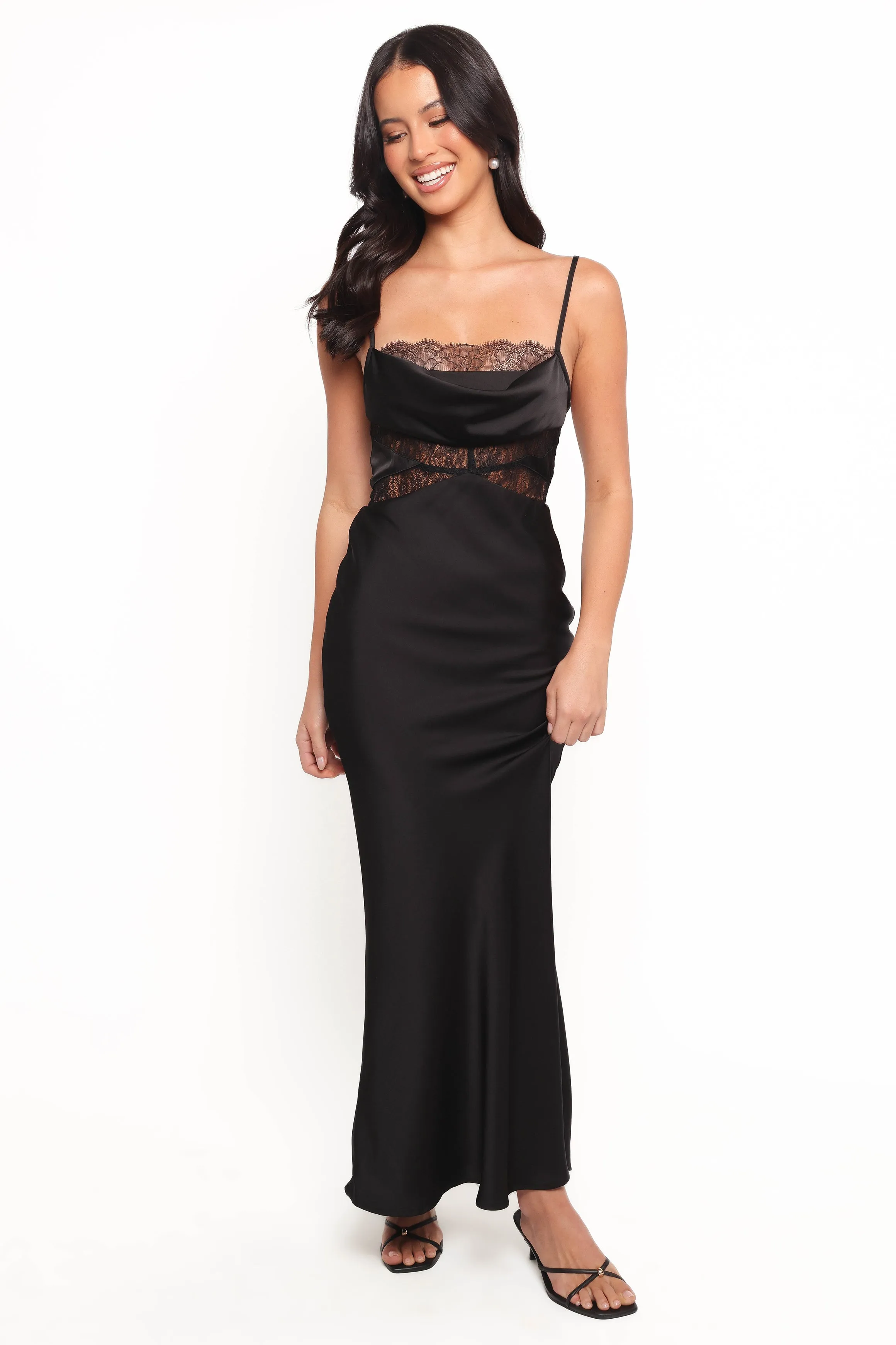 Smart Wear Outdoor Scene Antonia Midi Dress - Black