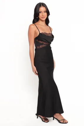 Antonia Midi Dress - Black Smart Cut