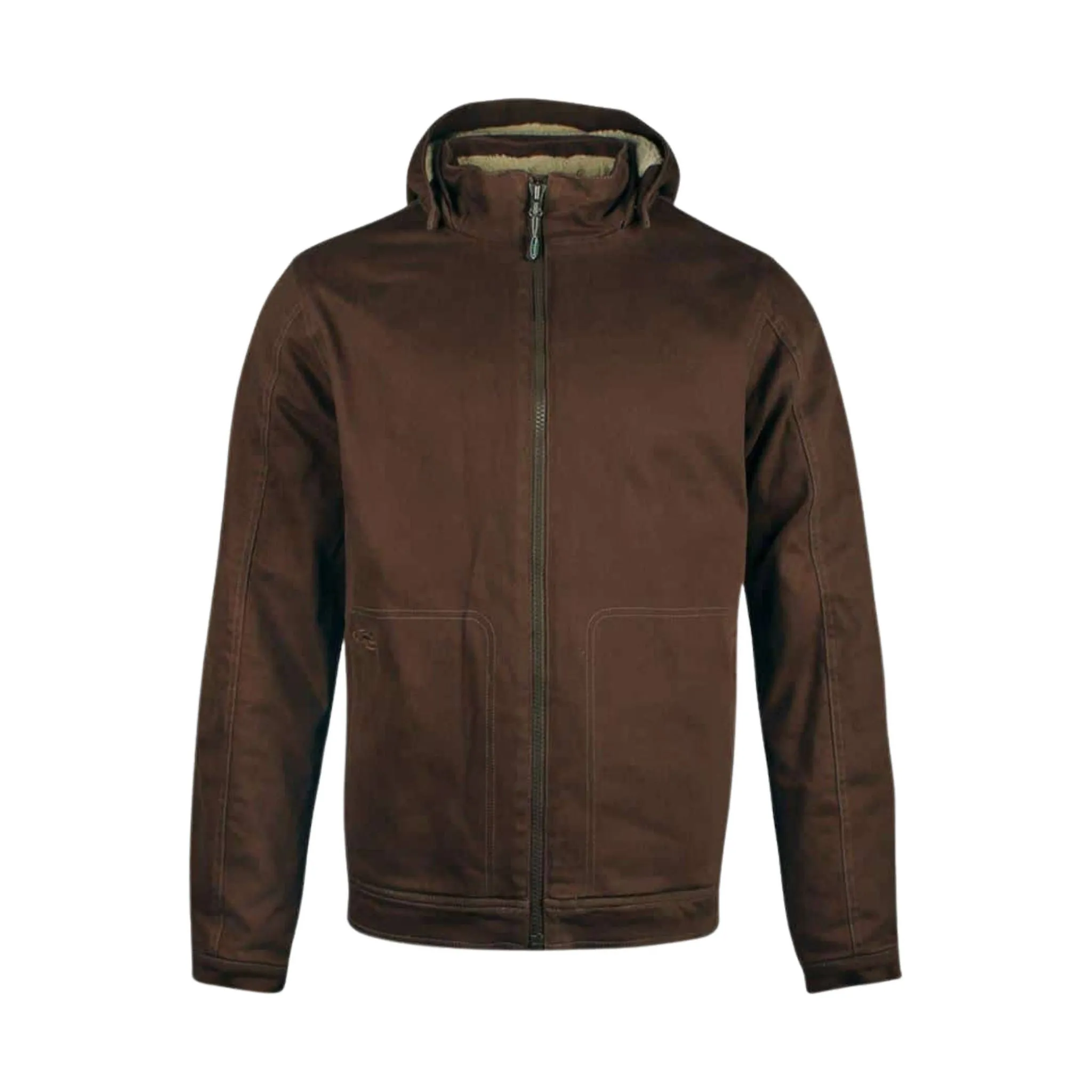 Arborwear Men's Cedar Flex Hooded Jacket - Chestnut Durable AbrasionResistant Panels