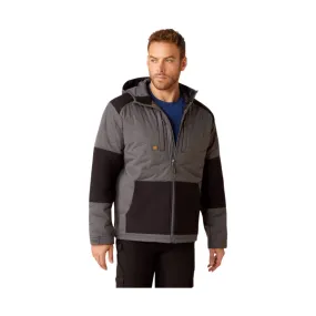 Ariat Men's Rebar Winter Cloud 9 Water Resistant Insulated Jacket - Rebar Grey Fringe Detail