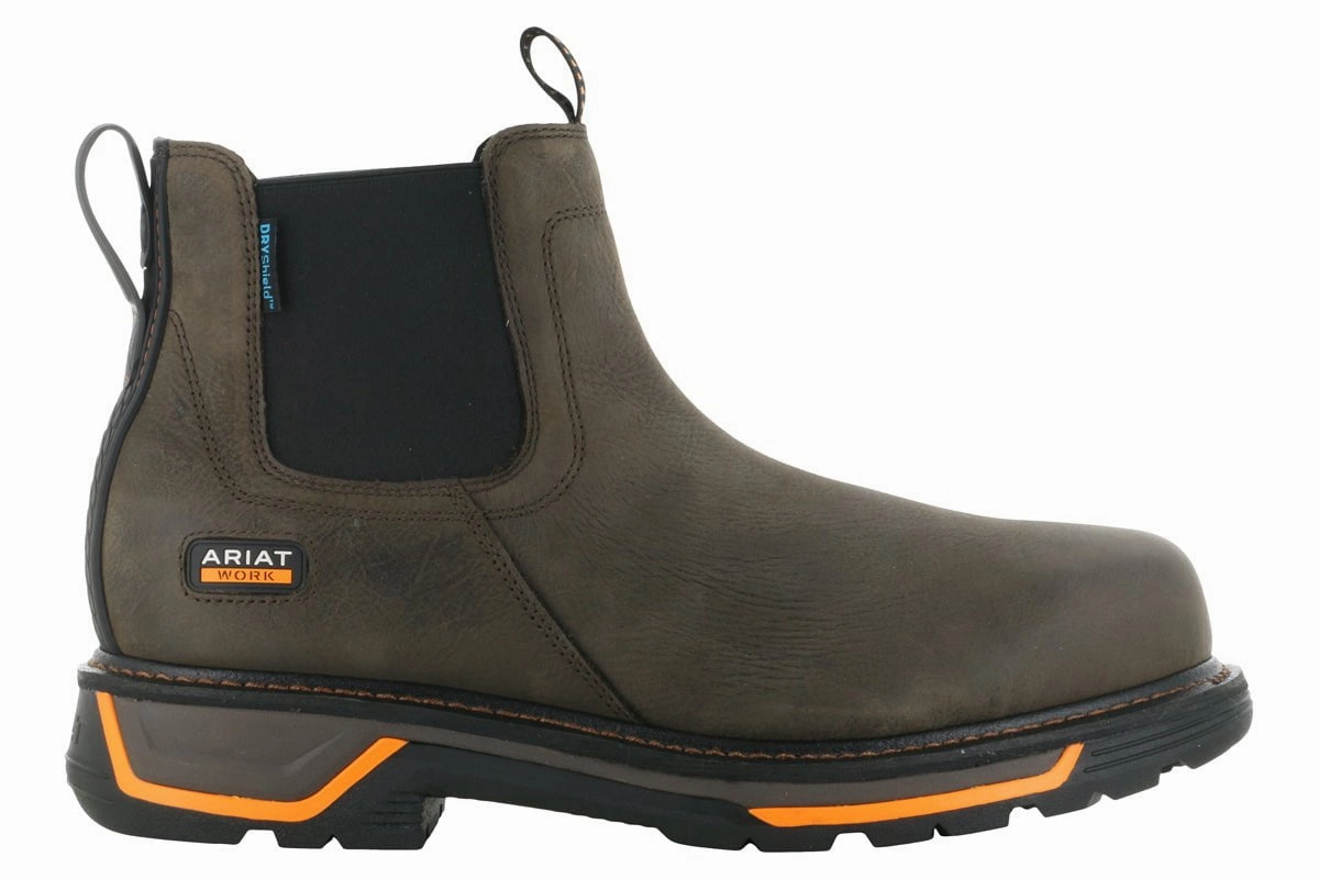 Ariat Big Rig Chelsea Waterproof Soft Toe Boot Stable Support Remote Hiking Sturdy Heel Counter