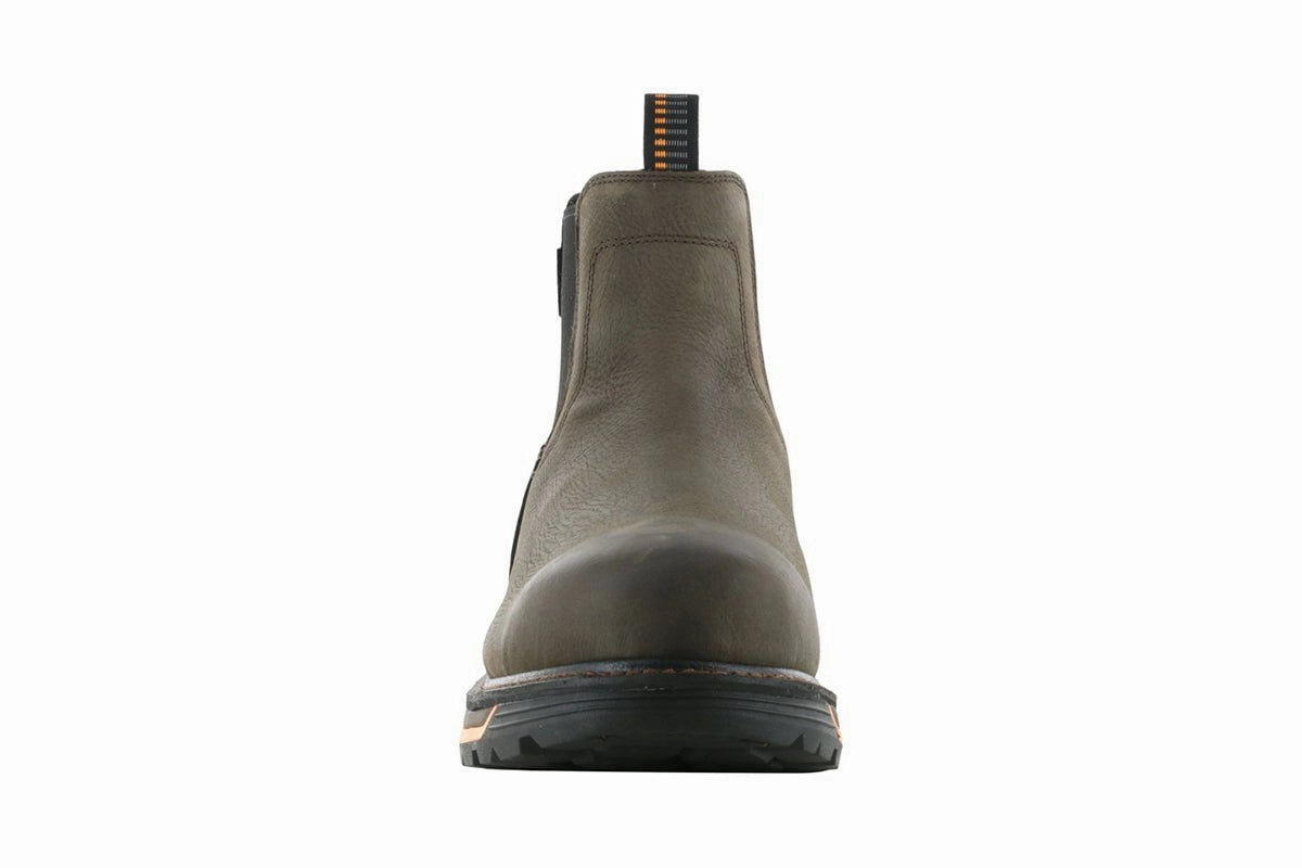 Ariat Big Rig Chelsea Waterproof Soft Toe Boot Flex Groove Design Cushioned Step All Day Wear