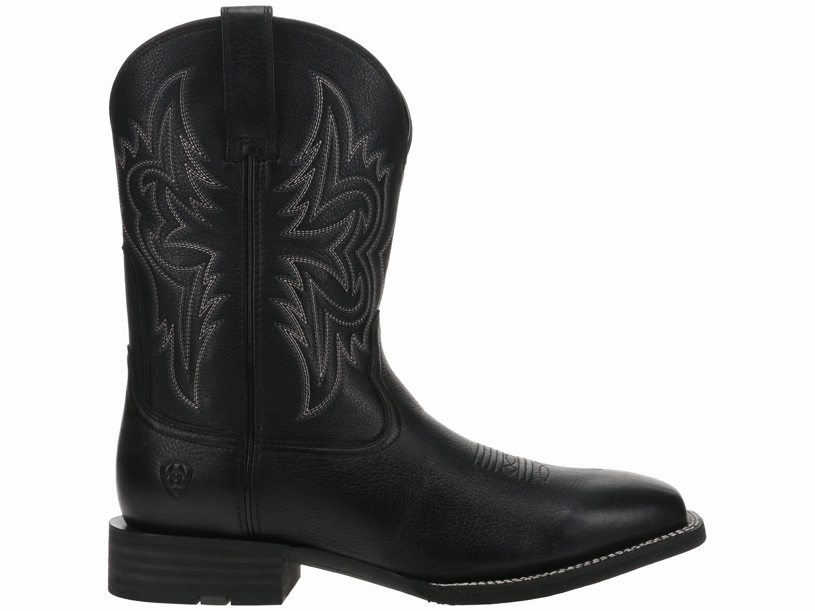 Ariat Western Big Rig Square Toe Cowboy Boot Black Good elasticity