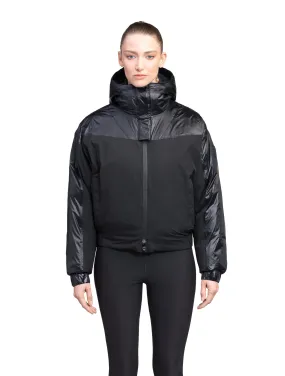 Aspen Women's Batwing Jacket Convertible Collar Design