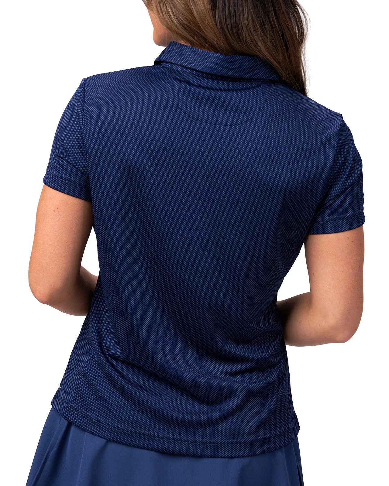 Athena Polo Breathable mesh lining TwoTone Fabric Blend
