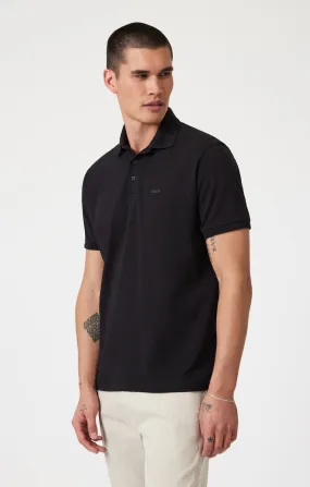 ATHLETIC POLO SHIRT IN BLACK Boho chic
