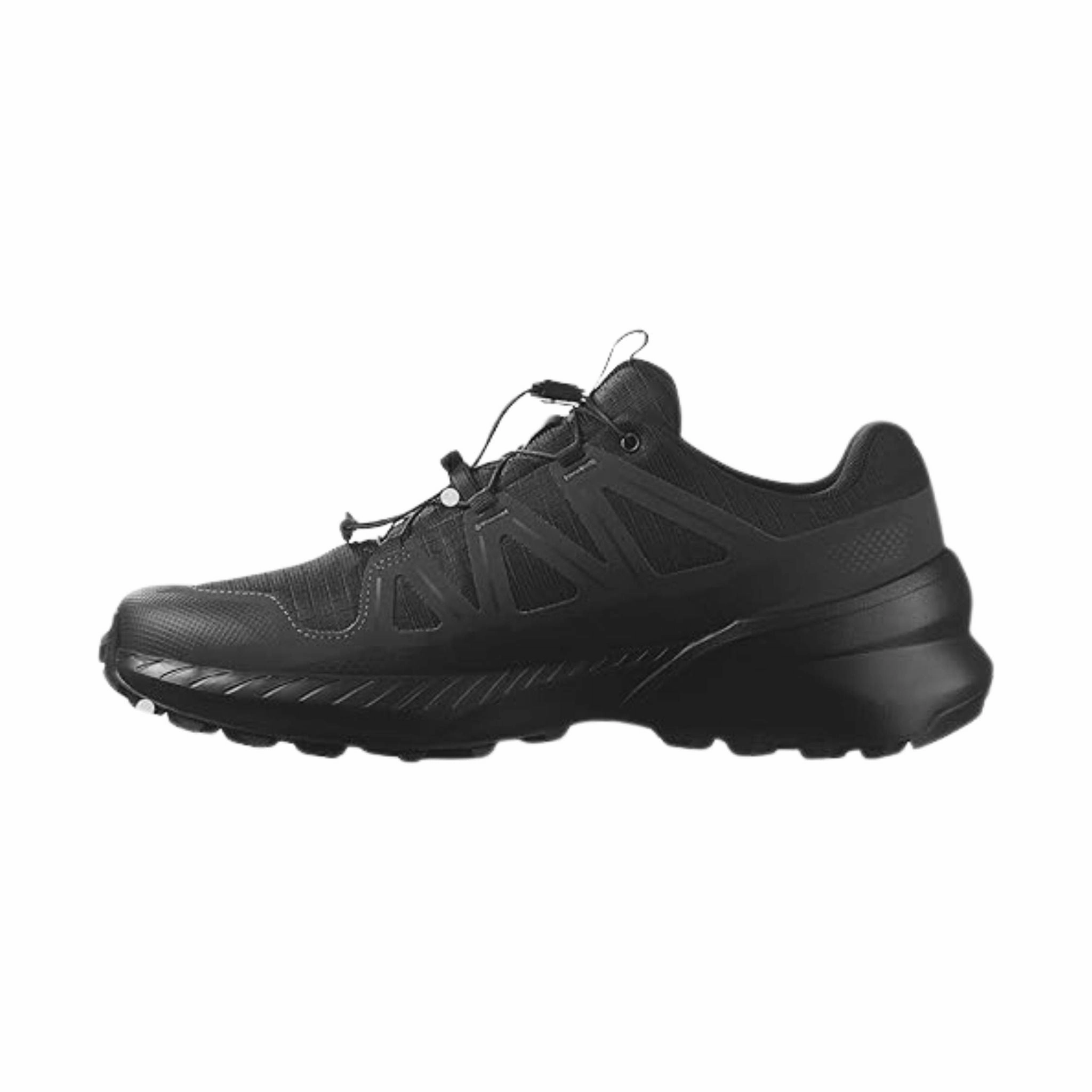 Modern Construction Salomon Men's Speedcross Peak Climasalomon Waterproof Trail Running Shoes - Black/Black/Phantom