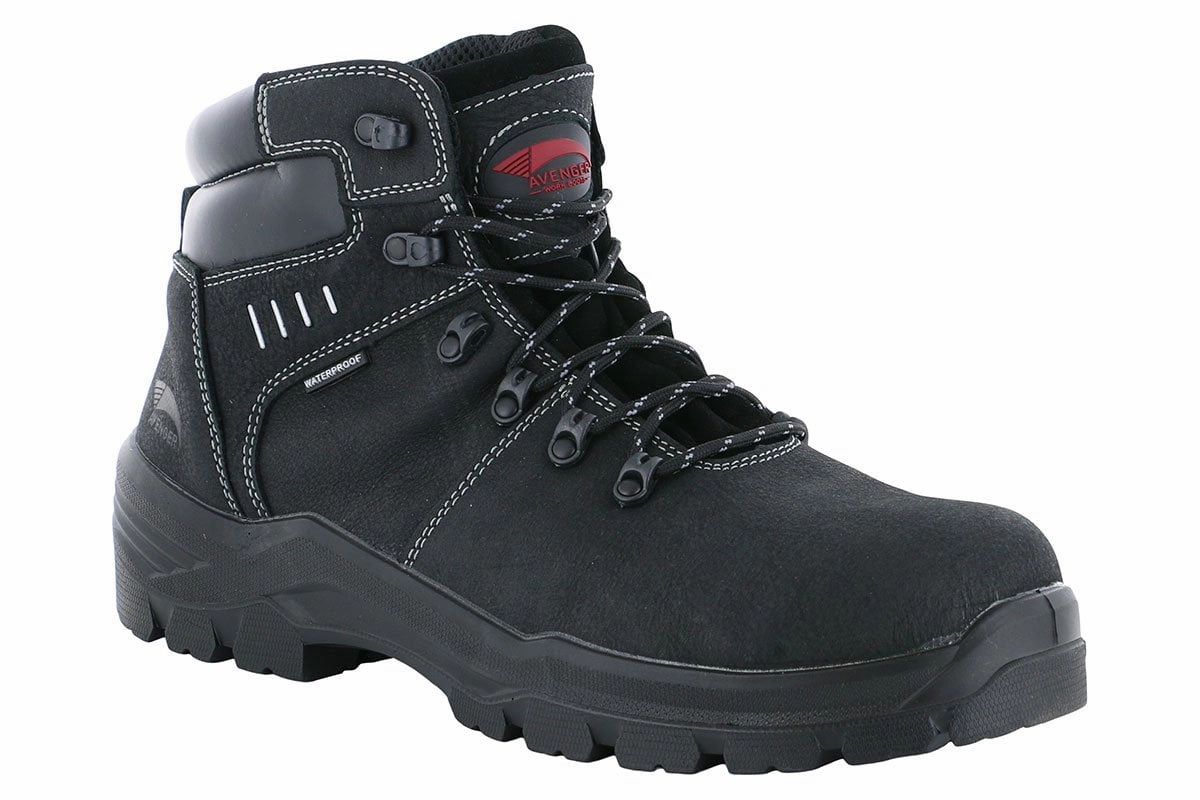 couple wear Insulated Mountain Climber Avenger 7400 Waterproof Composite Toe Boot Black