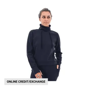 Aventura Women's Dog Walker Fleece Pullover - Sky Captain Stylish Fit