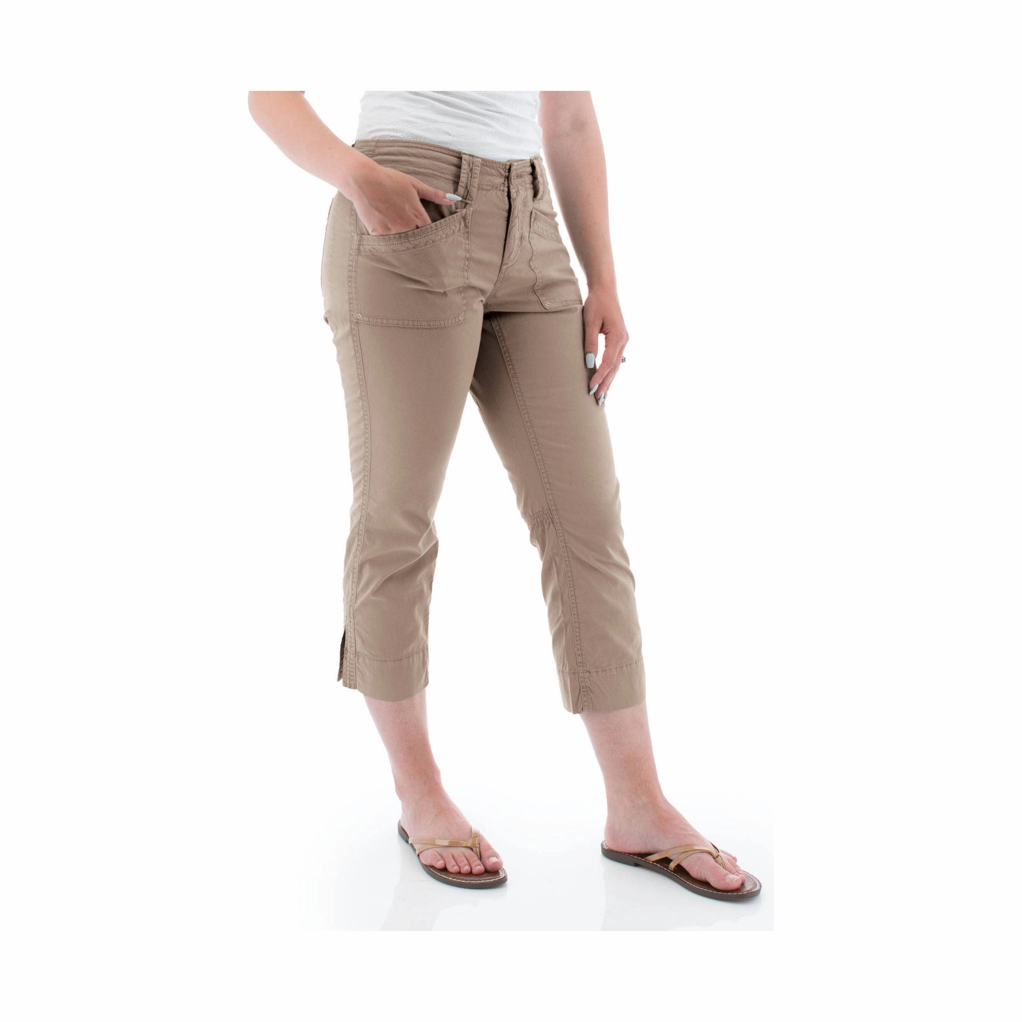 Aventura Women's Arden Organic Cotton Crop Pant - Cinder TaperedLeg Thermal regulation